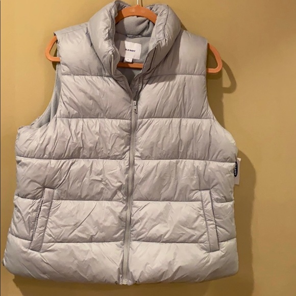 Jackets & Blazers - Old navy light grey vest size XL
